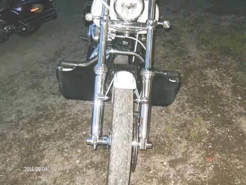 Harley dyna lowrider mustache - harley,