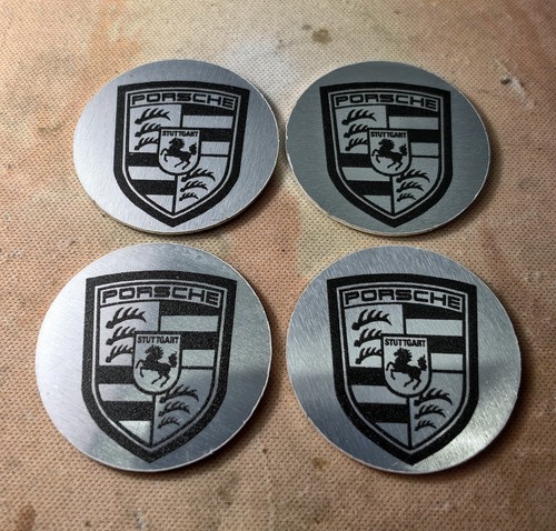 Metallic engine stickers - 4,